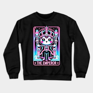 The Emperor Tarot Card Kawaii Cute Pastel Goth Crewneck Sweatshirt